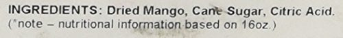 Gerbs Sweetened Dried Mango Slices 2 lbs. | Unsulfured, No Additives, Resealable Bag | Naturally Chewy & Sweet | Top 14 Allergen-Free