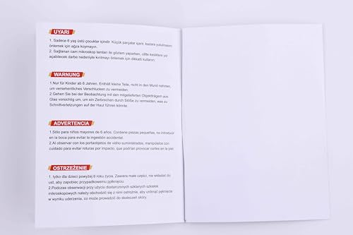 1000X Handheld Microscope for Kids 4K 2.0" Screen Rechargeable Mini Pocket Digital Microscopes w/Slides Kit Portable Edu Gift Age 4-6 8-12 Children Students (Yellow)