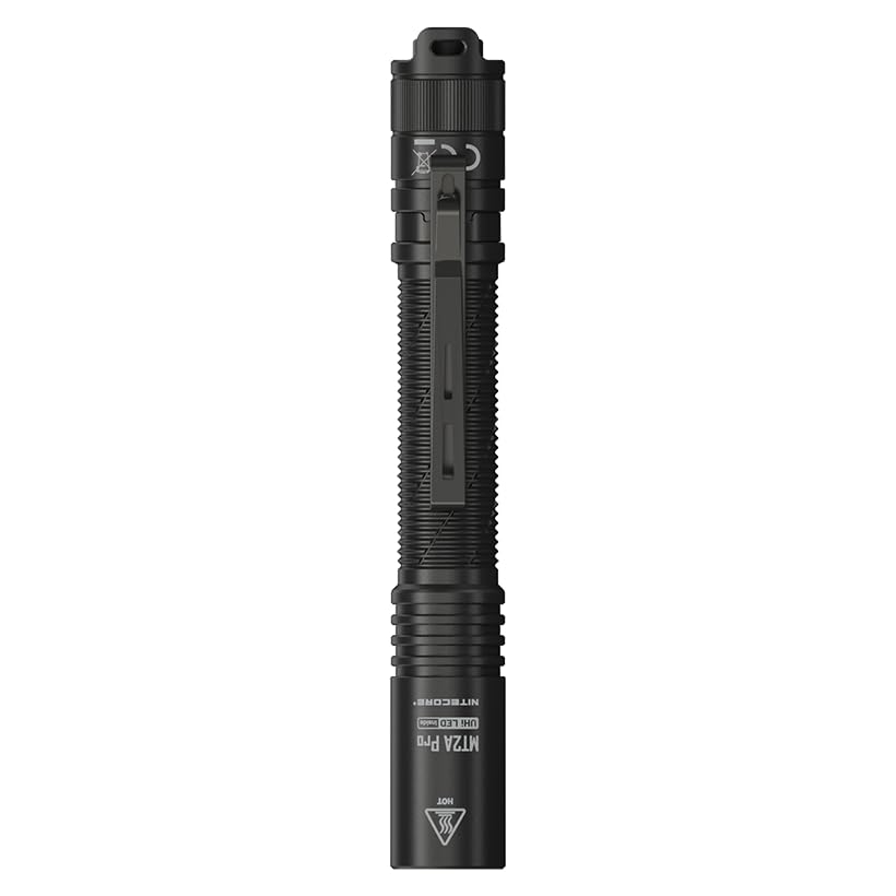 Nitecore MT2A Pro EDC Flashlight, 1000 Lumen, USB-C Rechargeable, 2X AA Battery Compatible Slim Penlight, Including NitecoreS Sticker