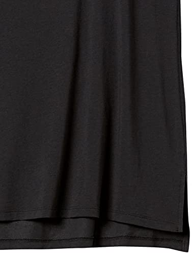 Amazon Essentials Women's Soft Cotton Relaxed-Fit Yoga Tank Top (Available in Plus Size), Black, 2X