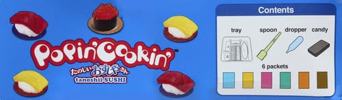 Kracie Popin' Cookin' DIY Candy Sushi Kit, No Bake, 1 Ounces (Pack Of 1)