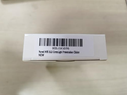 Norwii N95 Bluetooth Presentation Clicker with USB-A Receiver, PowerPoint Clicker for Presentation Remote, Rechargeable Wireless Presenter Pointer, Slide Clicker for PC/Laptop/e-Book(Green, BLE&USB-A)