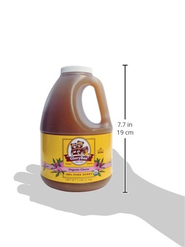 Glorybee, Organic Light & Mild Honey, 100% US Grade A Honey, 5lb