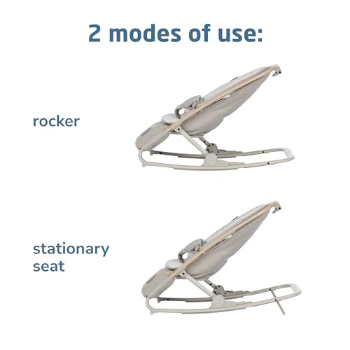 Maxi-Cosi Kori 2-in-1 Baby Bouncer Seat for Infants, Baby Rocker Chair, Portable Baby Bouncer, Classic Oat