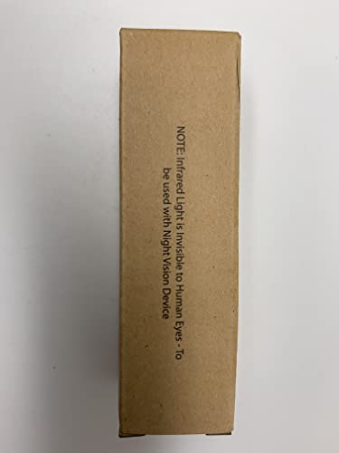 Maketheone IR Torch 3 Watt 850NM Infrared Light Night Vision Flashlight Torch - Infrared Light is Invisible to Human Eyes - to be Used with Night Vision Device (NOT Include Battery)