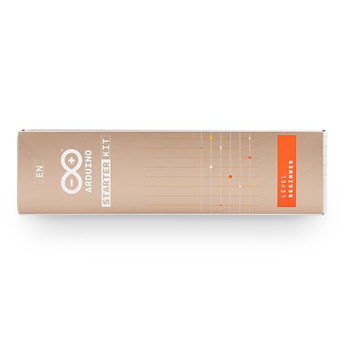 Official Arduino Starter Kit [K000007] – 12 DIY Projects with Electronic Components & English Projects Book – Original Kit from Italy