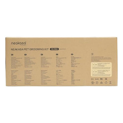 Neakasa by neabot P2 Pro Dog Grooming Kit, Dog Clippers Vacuum Suction 99% Hair, Pet Grooming with 5 Proven Tools, 2L Large-Capacity Easy Empty Dustbin for Dogs Cats Animals