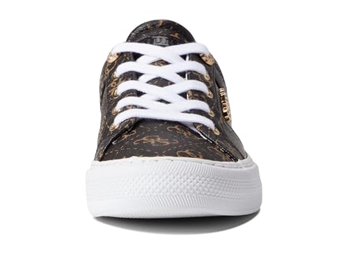 Guess Women's Loven3 Sneaker, Brown Multi 908, 7