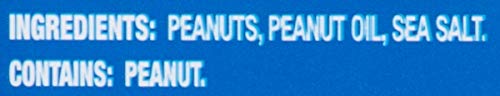 PLANTERS Salted Peanuts Cocktail, Party Snack, Plant-Based Protein, After School Snack, Roasted in Peanut Oil, Salted Nuts, Snacks for Adults, Bulk Nuts, Kosher, 2.19lb Jar