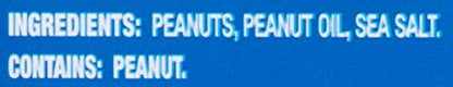 PLANTERS Salted Peanuts Cocktail, Party Snack, Plant-Based Protein, After School Snack, Roasted in Peanut Oil, Salted Nuts, Snacks for Adults, Bulk Nuts, Kosher, 2.19lb Jar