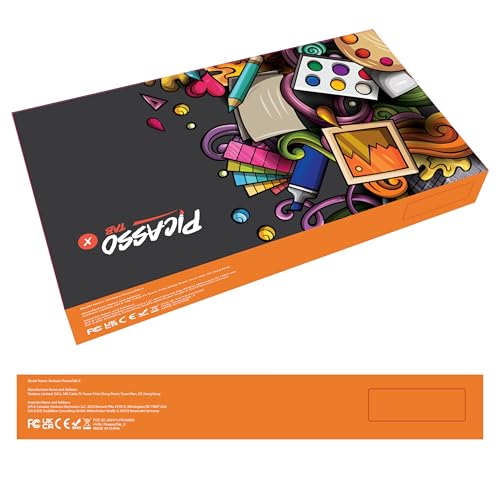 PicassoTab X Drawing Tablet • No Computer Needed • Drawing Apps & Tutorials • 4 Bonus Items • Stylus Pen • Portable • Standalone • 10 Inch Screen • Best Gift for Beginner Digital Graphic Artist • PCX