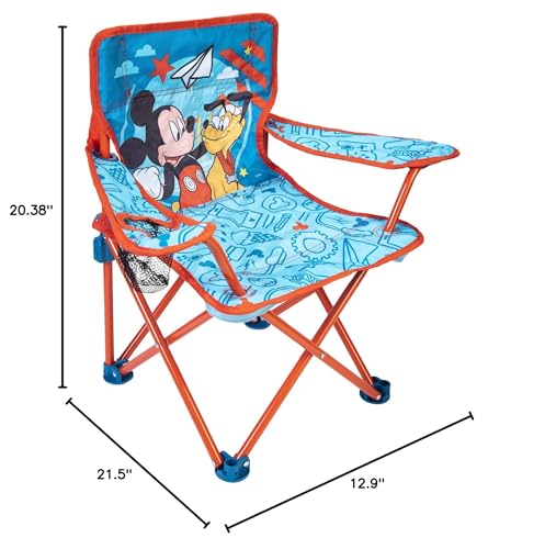 Mickey Mouse Kids Camp Chair Foldable Chair with Carry Bag