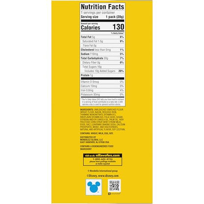 NILLA Wafers Mini Cookies, Vanilla Wafers, 10 Snack Packs