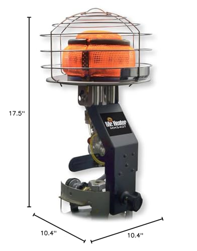 Mr. Heater MH540T 540-Degree 45,000 BTU Radiant Tank Top Portable Propane Heater For Sporting Events, Hunting, Fishing, Camping, Tailgating & Porches