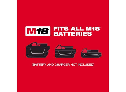 Milwaukee 2626-20 M18 18V Lithium Ion Cordless 18,000 OPM Orbiting Multi Tool with Woodcutting Blades and Sanding Pad with Sheets Included (Battery Not Included, Power Tool Only)