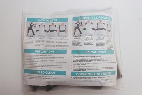 Mercase Professional Posture Corrector for Men & Women, Maximum Support Back Brace, Adjustable & Rigid for Upper Back Pain, Shoulder Relief, Spine Alignment, Stops Slouching, Large(32-39 in)