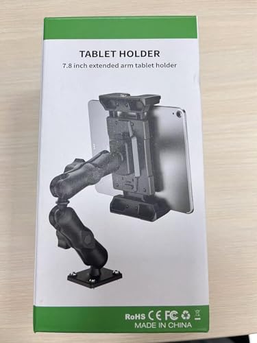 OHLPRO Car Tablet Holder - Heavy Duty Drill Base, Tablet Mount for Truck Compatible with iPad Samsung Tab 5"-13" Tablet and Phone, iPad Stand for Wall/Business/Vehicle/Desktop, etc.