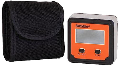 Johnson Level & Tool 1886-0000 Magnetic Digital Angle Locator w/ 2 Buttons, Orange, 1 Locator