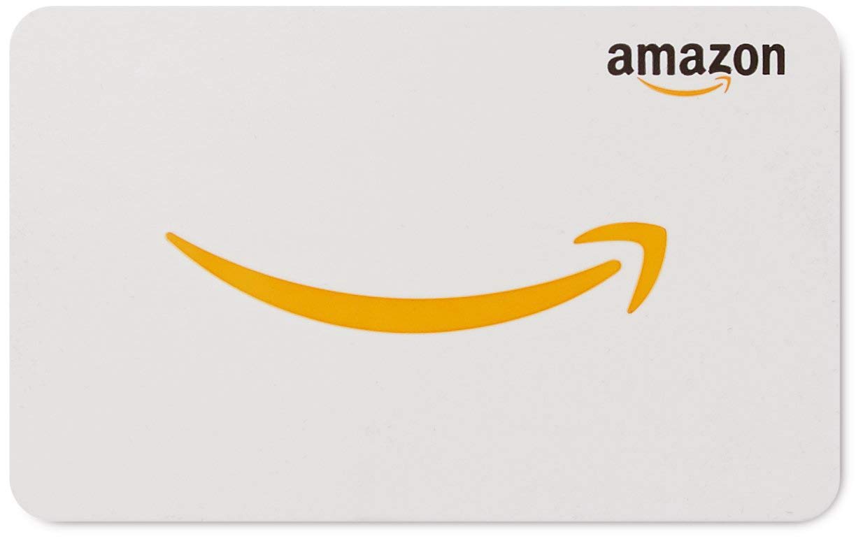 Amazon.com Gift Card in a Red Holiday Gift Tag