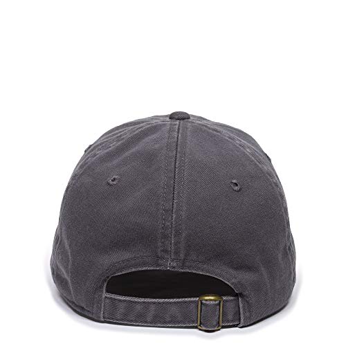 Outdoor Cap Mountain Embroidered Dad Hat â€“ Adjustable Soft Cotton Polo Style Unstructured Baseball Cap for Men & Women, Charcoal
