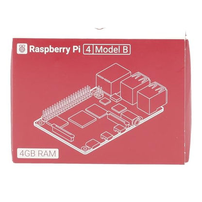 Raspberry Pi 4 Model B 2019 Quad Core 64 Bit WiFi Bluetooth (4GB)