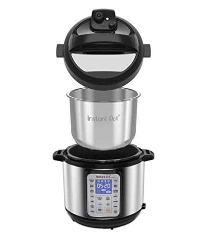 Instant Pot Duo Plus 9-in-1 Multicooker, Pressure Cooker, Slow Cook, Rice Maker, Steamer, Sauté, Yogurt, Warmer & Sterilizer, Includes App With Over 800 Recipes, Stainless Steel, 6 Quarts