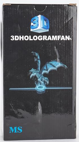 3D Hologram Fan, 42CM 3D Hologram Projector HD LED Holographic Christmas Tree Advertising Display with Remote and Bluetooth and WiFi,1500 Video Library and for Business,Bar,Halloween Missyou 16.5 Inch