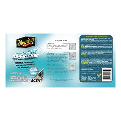 Meguiar's G16402 Whole Car Air Re-Fresher Odor Eliminator Mist, New Car Scent, 2 Fluid Ounces