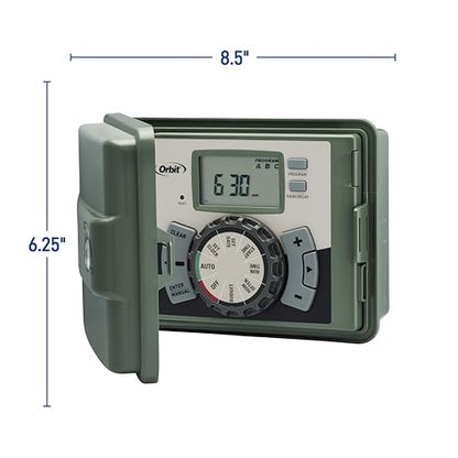 Orbit 57894 4-Station Outdoor Swing Panel Sprinkler System Timer