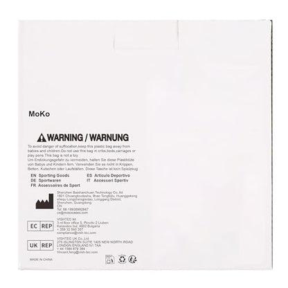 MoKo Secure Travel Money Belt, Undercover Hidden RFID Blocking Travel Wallet, Anti-Theft Passport Wallets for Men Women, Black