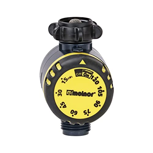 Melnor 65136AMZ Mechanical Timer, Black, Yellow