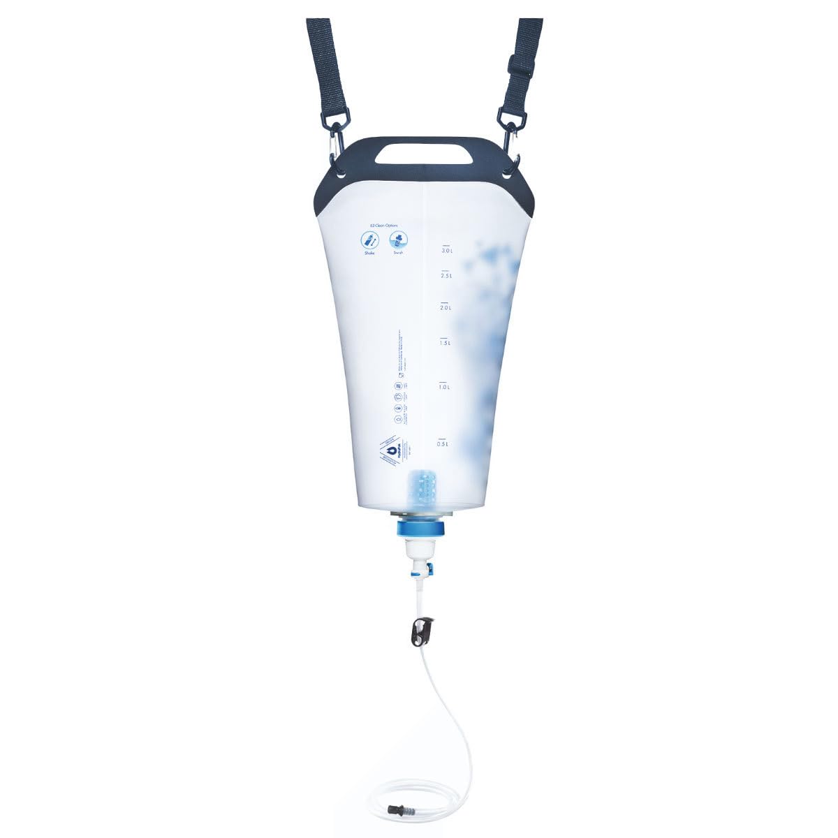 Katadyn Gravity BeFree 3.0L Water Filter, Fast Flow, 0.1 Micron EZ Clean Membrane Personal Small Group Camping, Backpacking Emergency Preparedness, Clear, 8020470