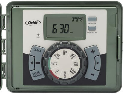 Orbit 57894 4-Station Outdoor Swing Panel Sprinkler System Timer