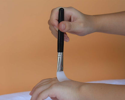 LORMAY 4 Pcs Silicone Face Mask Brush Applicator for Facial Mud, Clay Mask, DIY, Modeling Mask, Body Lotion, and BB CC Cream