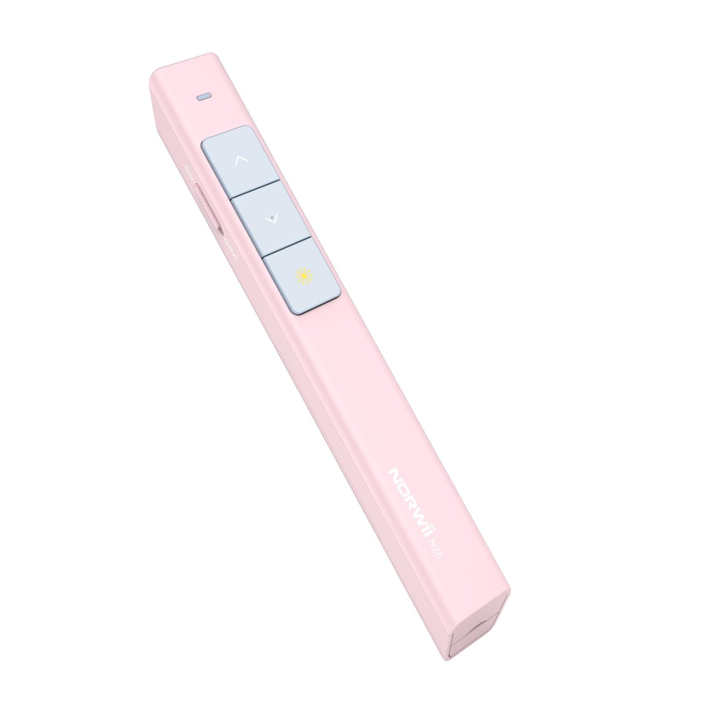 Norwii N26 Wireless Presentation Clicker, Presentation Remote, PowerPoint Clicker with Pointer for PowerPoint Presentations, Power Point Clicker Wireless Presenter Remote - Pink