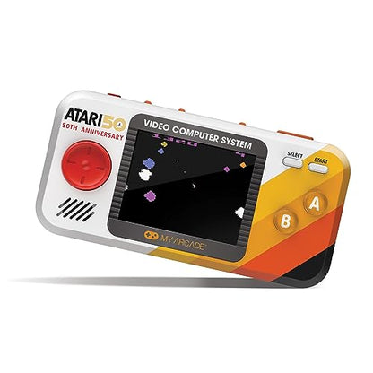 My Arcade Atari Pocket Player Pro: Handheld Portable Video Game Console with 100 Games, 2.75" Color Display, Ergonomic Design