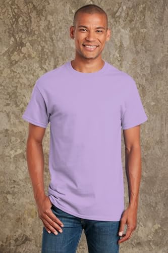 Gildan Adult Ultra Cotton T-Shirt, Style G2000, Multipack, Orchid (2-Pack), Large
