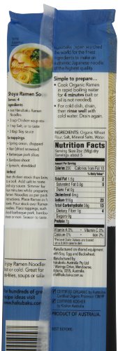 Hakubaku Organic Ramen, 9.5 Ounce (Pack of 8)