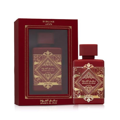 Lattafa Bade'e Al Oud Sublime - Tropical, Fruity, Fresh, Vanilla - Eau de Parfum Long-Lasting Fragrance for Unisex, 3.40 Ounce / 100 ml