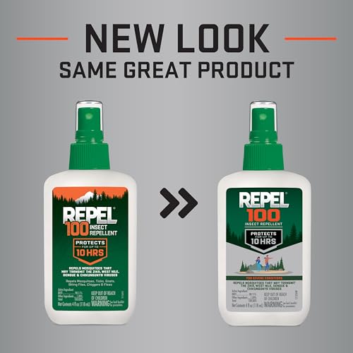Repel 100 Insect Repellent, Pump Spray, 4-Fluid Ounces, 10-Hour Protection