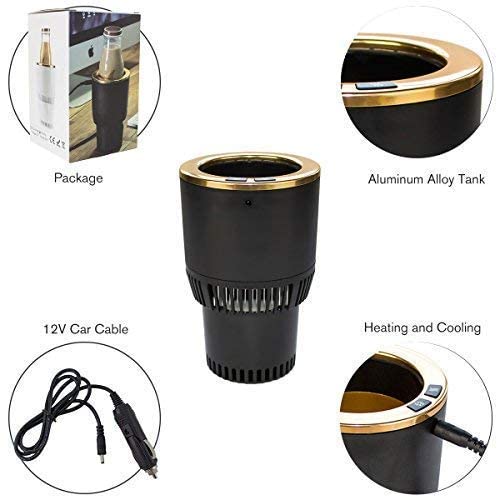 Premium 2-in-1 Car Cup Warmer Cooler Smart Car Cup Mug Holder Holiday Seasonal Present | Perfect Car Tumbler Holder for Commuter/Traveler/Road Tripper/Recreation