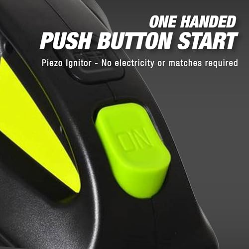 Mr. Heater F242010 MH4GC 4000 BTU Golf Cart Heater, Wind-Resistant With ODS And Tip-Over Safety Switch & Cup Holder Adapter - Silver and Black