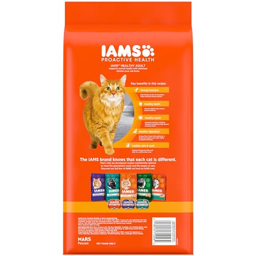 IAMS Proactive Health Adult Healthy Dry Cat Food with Chicken, 3.5 lb. Bag