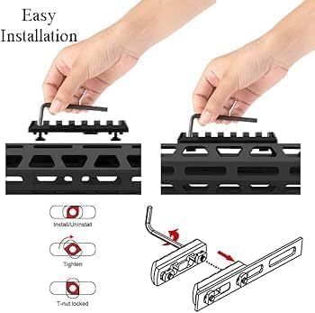 360 Tactical Combo of (3-Slot & 7-Slot) P i c a t i n n y R a il (Combo - 1)