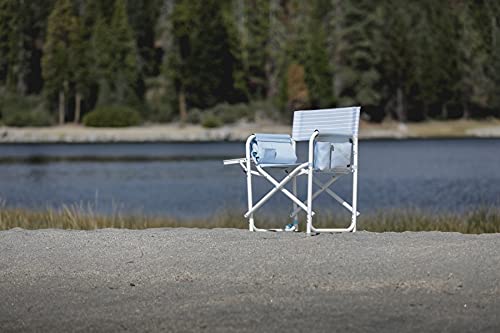 PICNIC TIME ONIVA - Outdoor Directors Chair with Side Table - Beach Chair for Adults - Camping Chair with Table