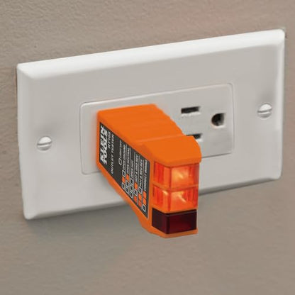 Klein Tools 69149P Electrical Test Kit with Digital Multimeter, Non-Contact Voltage Tester and Electrical Outlet Tester, Leads and Batteries