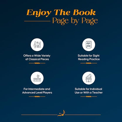 Library of Piano Classics | Collection of Famous Classical Piano Pieces | Piano Solo Sheet Music Book for Intermediate to Advanced Players | Timeless Repertoire Songbook