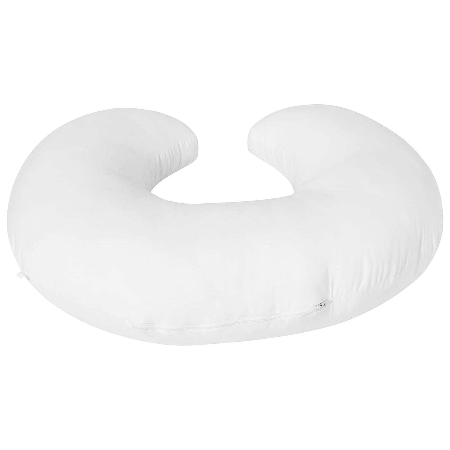 Nursing Pillow and Positioner with Cover for Breastfeeding and Bottle Feeding, Propping Baby, Tummy Time, Baby Sitting Support, Awake-Time Support (Pillow Only, 22" x 17.7" x 5.9")