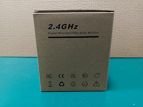 HelloBaby Baby Monitor with Remote Pan-Tilt-Zoom Camera and 3.2'' LCD Screen, Infrared Night Vision, Temperature Display, Lullaby, Two Way Audio, with Wall Mount Kit