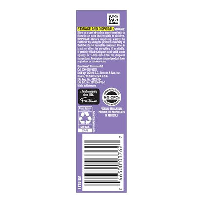OFF! Clean Feel Insect Repellent Aerosol with 20% Picaridin, Bug Spray with Long Lasting Protection from Mosquitoes and Ticks, Feels Good on Skin, 5 oz